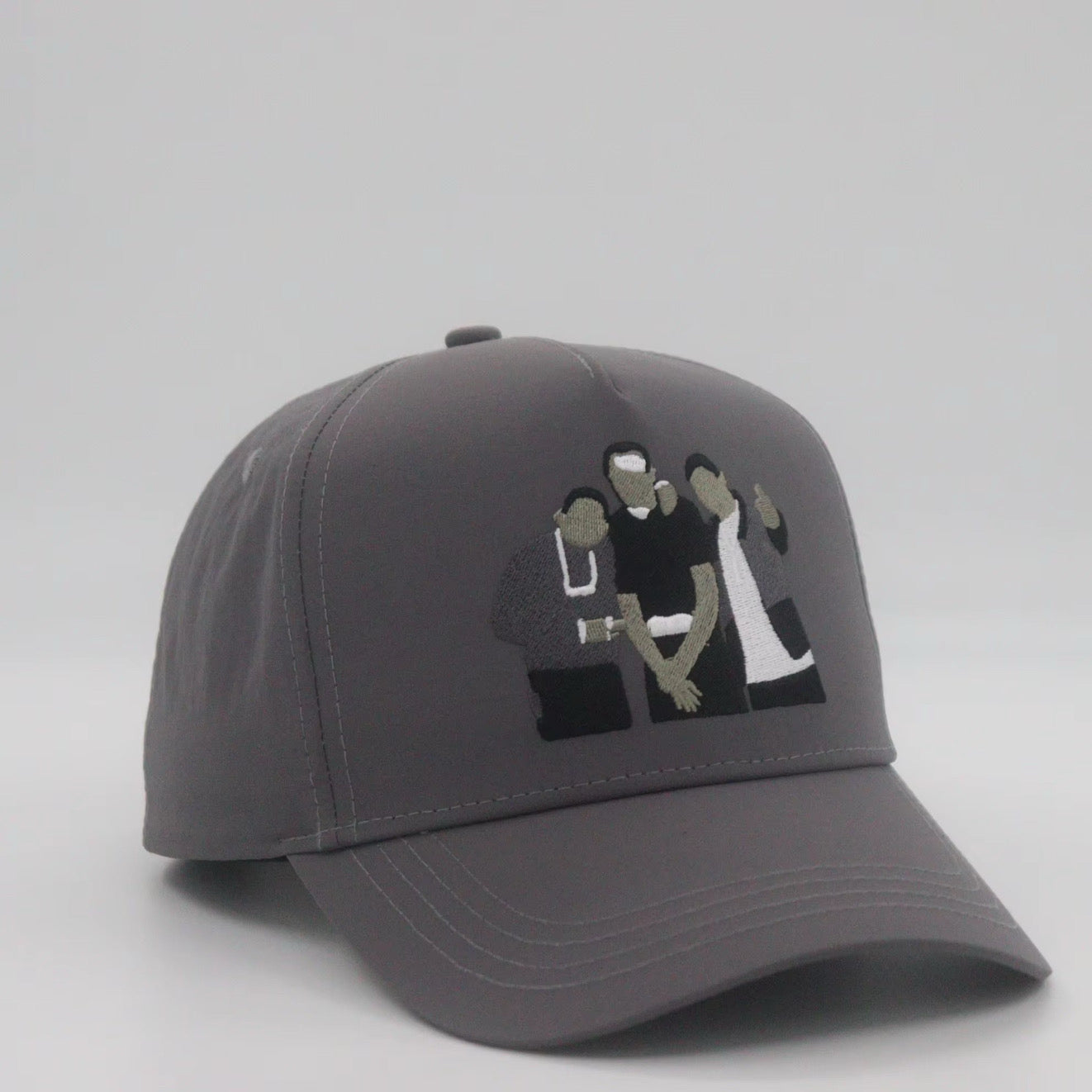 “Paid in full” cap grey