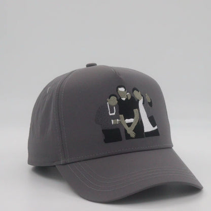 “Paid in full” cap grey