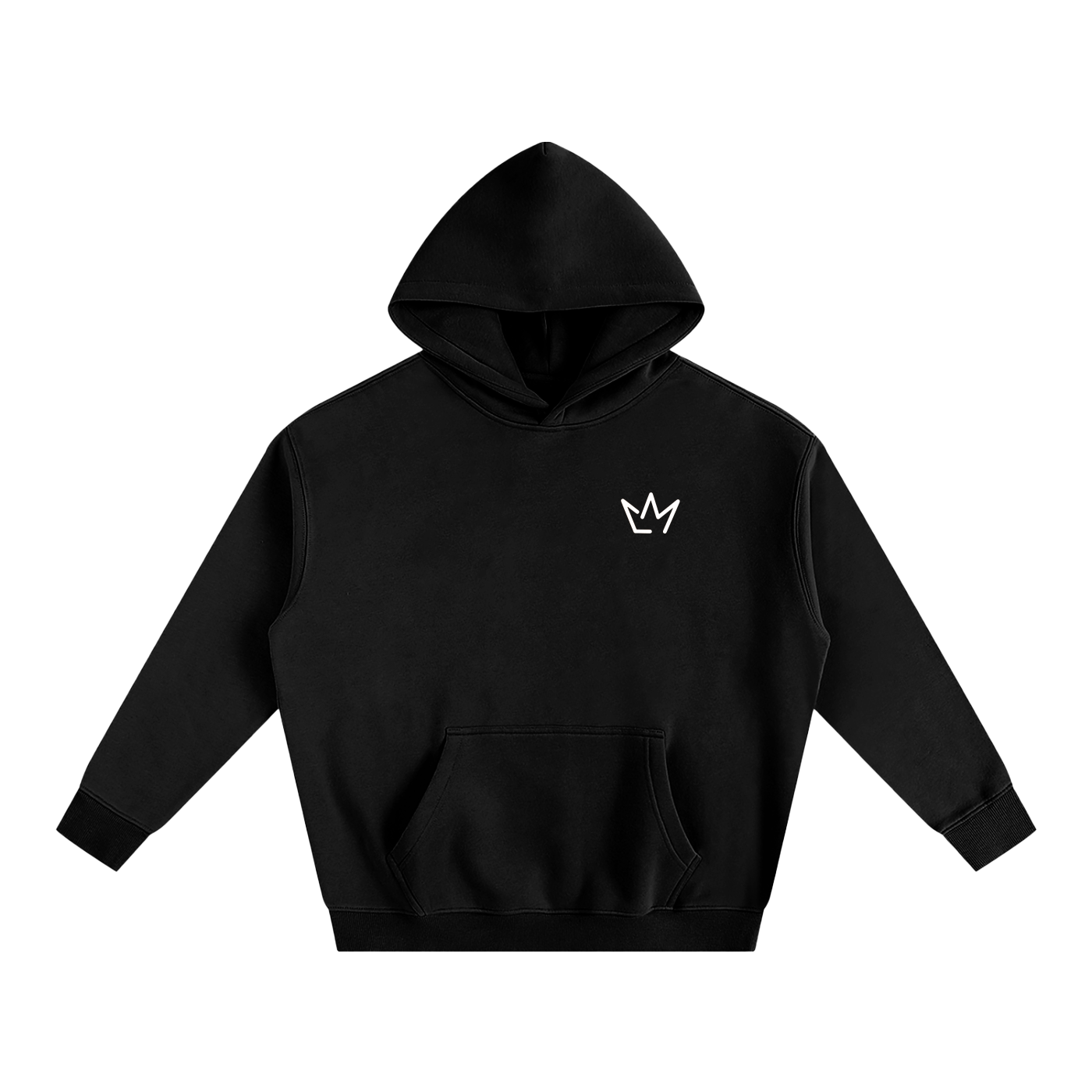 “Crown” Fleeced Hoodie