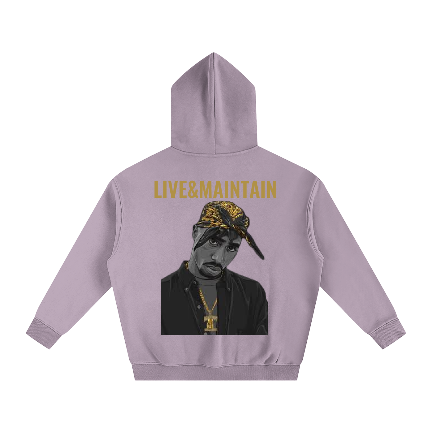 “Tupac” Oversize Fleeced Hoodie