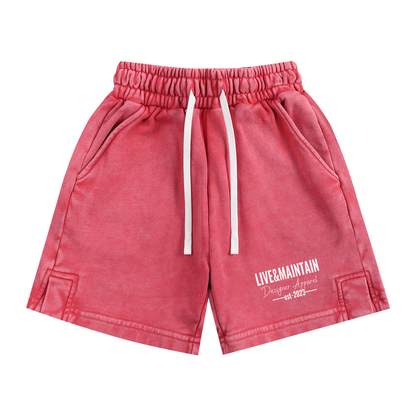 “LM Snow Washed” Shorts