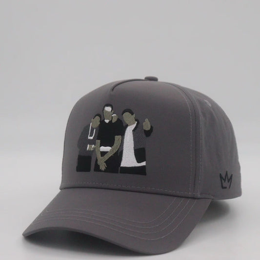 “Paid in full” cap grey