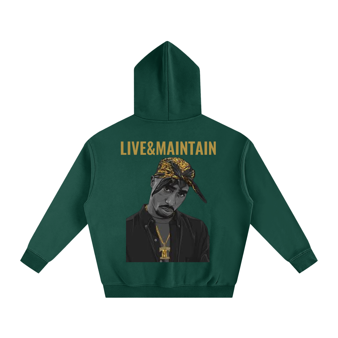 “Tupac” Oversize Fleeced Hoodie