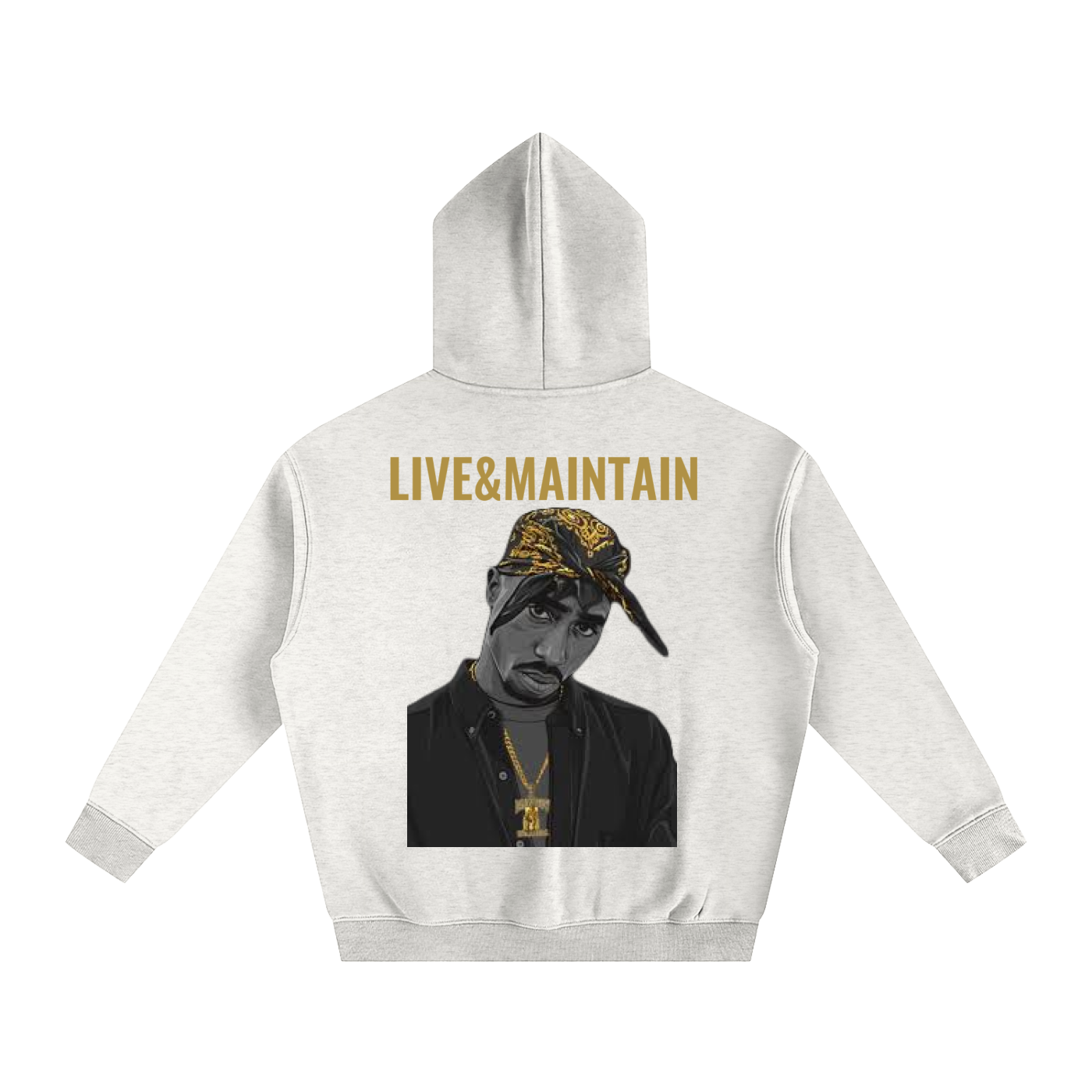 “Tupac” Oversize Fleeced Hoodie