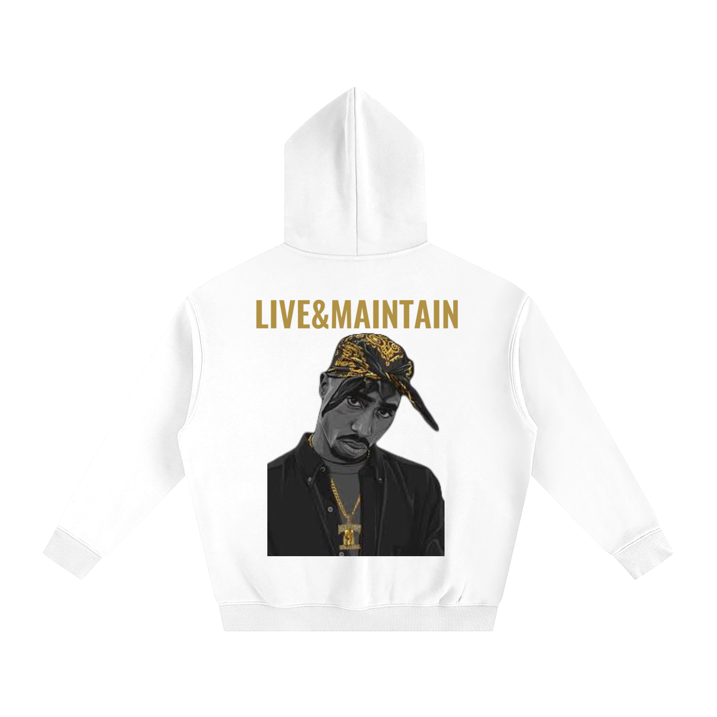 “Tupac” Oversize Fleeced Hoodie