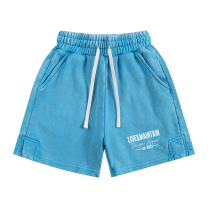“LM Snow Washed” Shorts