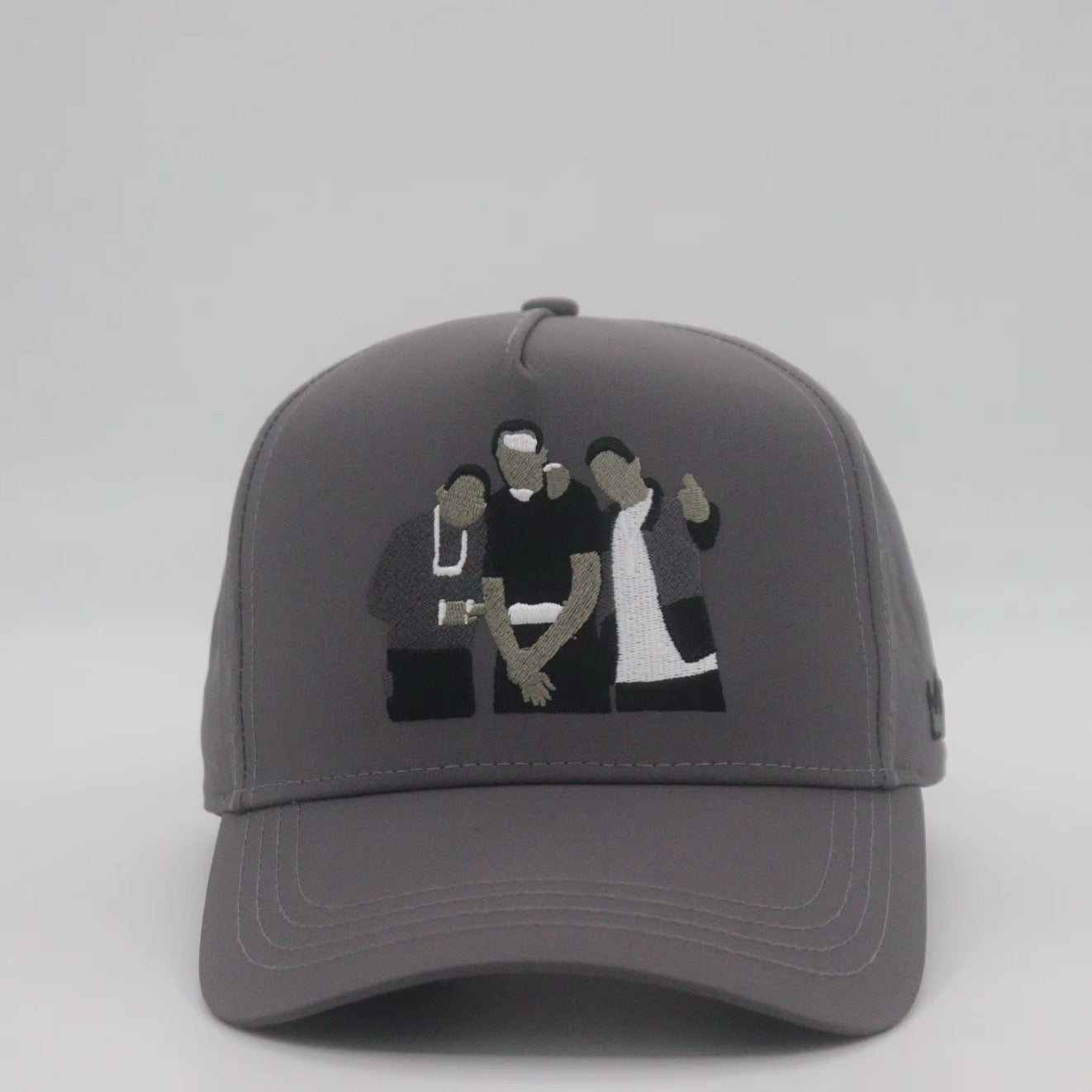 “Paid in full” cap grey