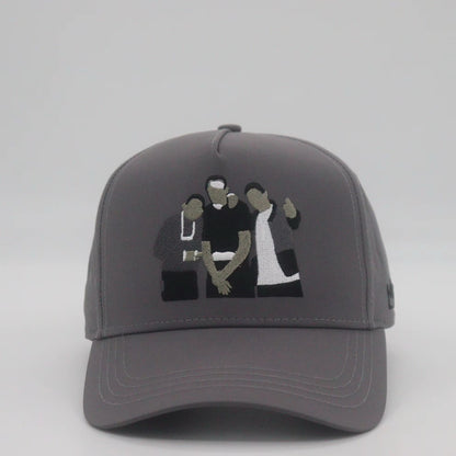 “Paid in full” cap grey