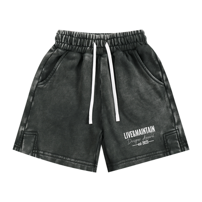 “LM Snow Washed” Shorts