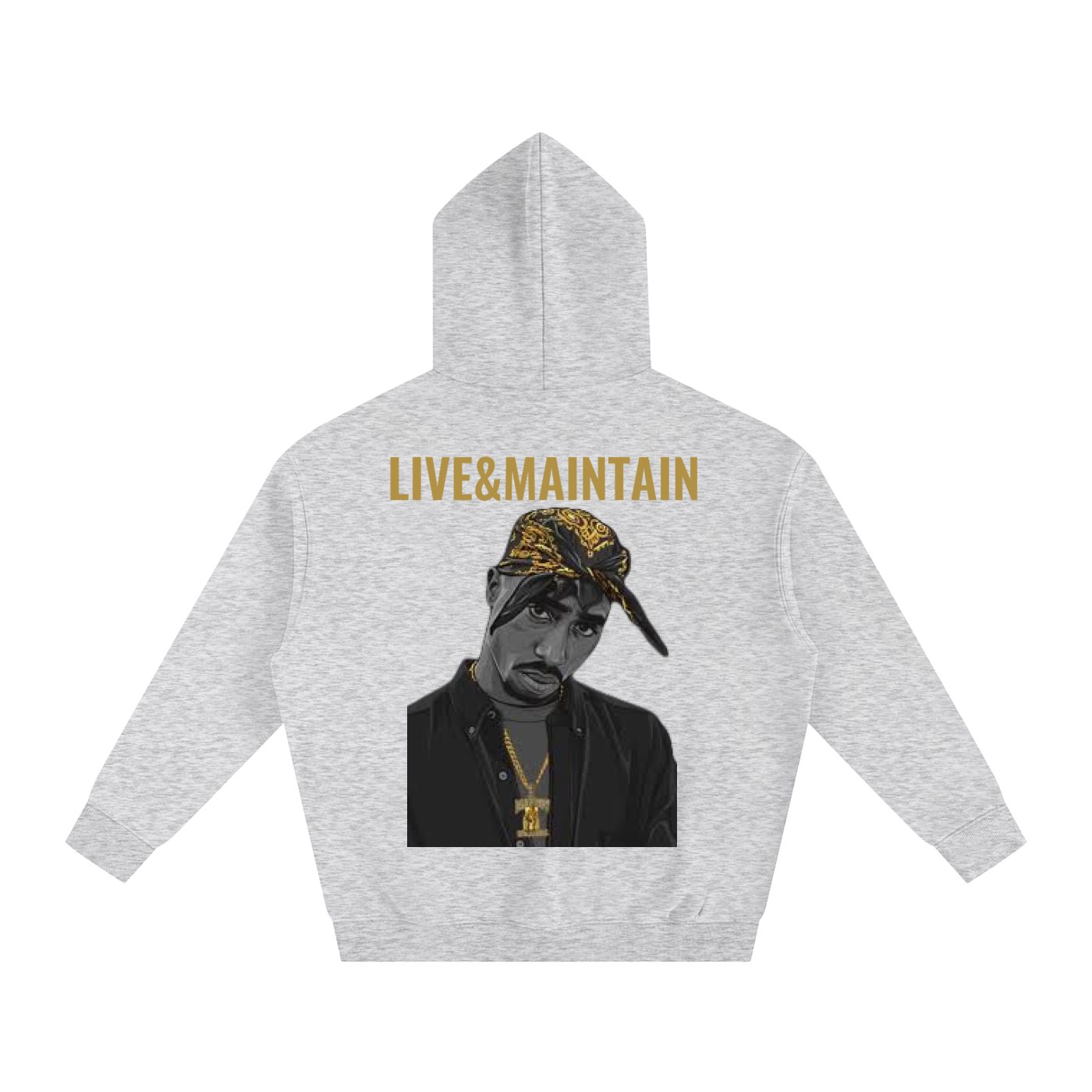 “Tupac” Oversize Fleeced Hoodie