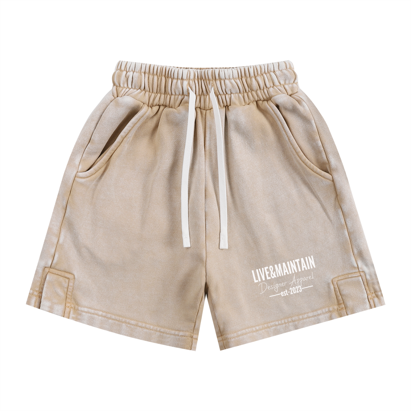 “LM Snow Washed” Shorts