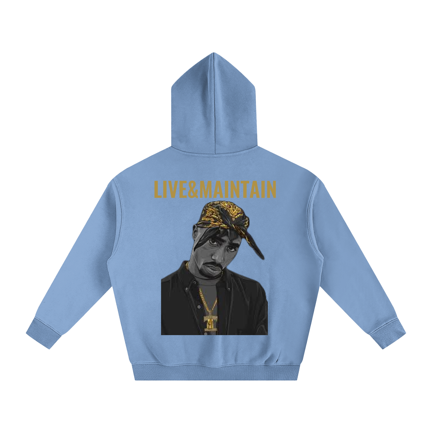 “Tupac” Oversize Fleeced Hoodie