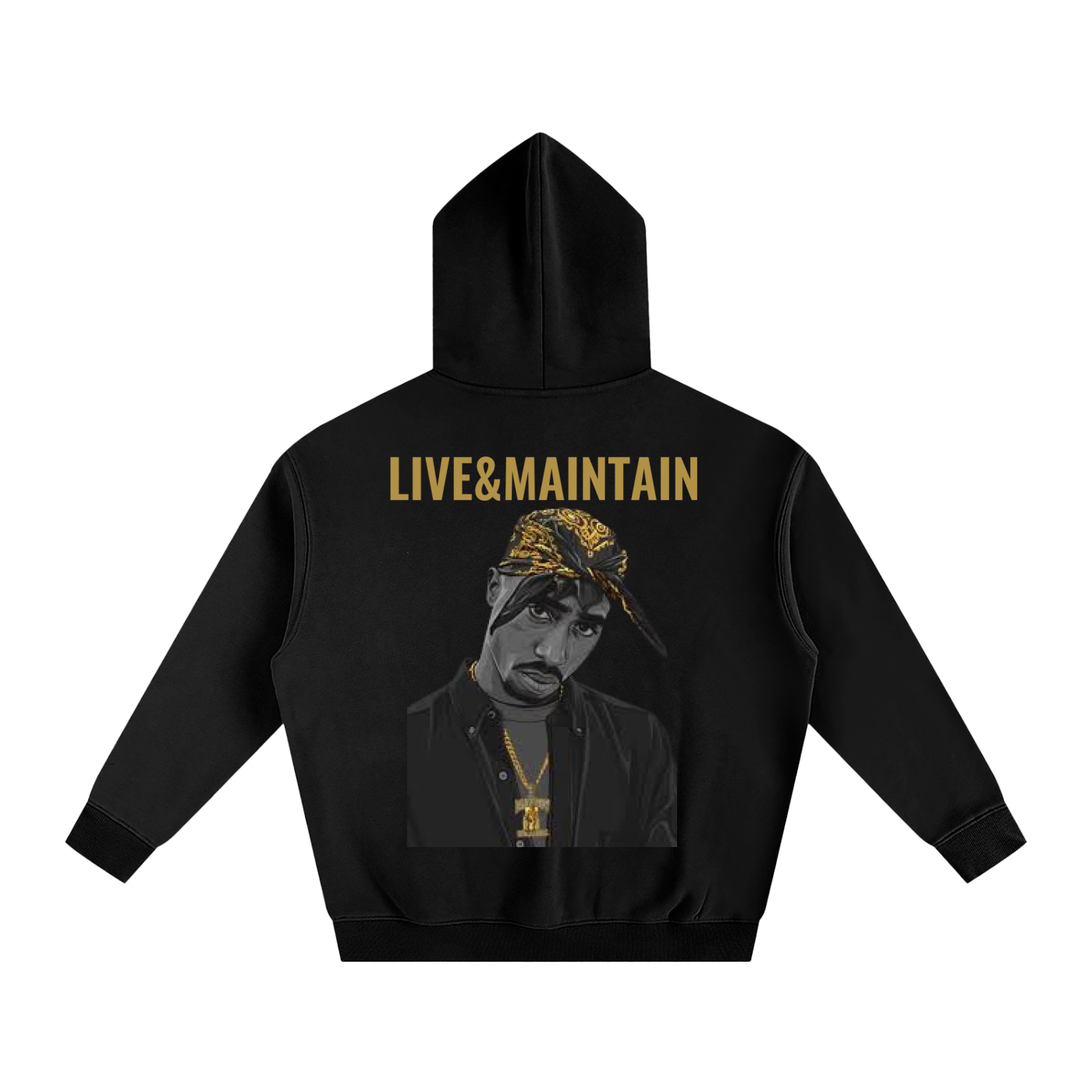“Tupac” Oversize Fleeced Hoodie