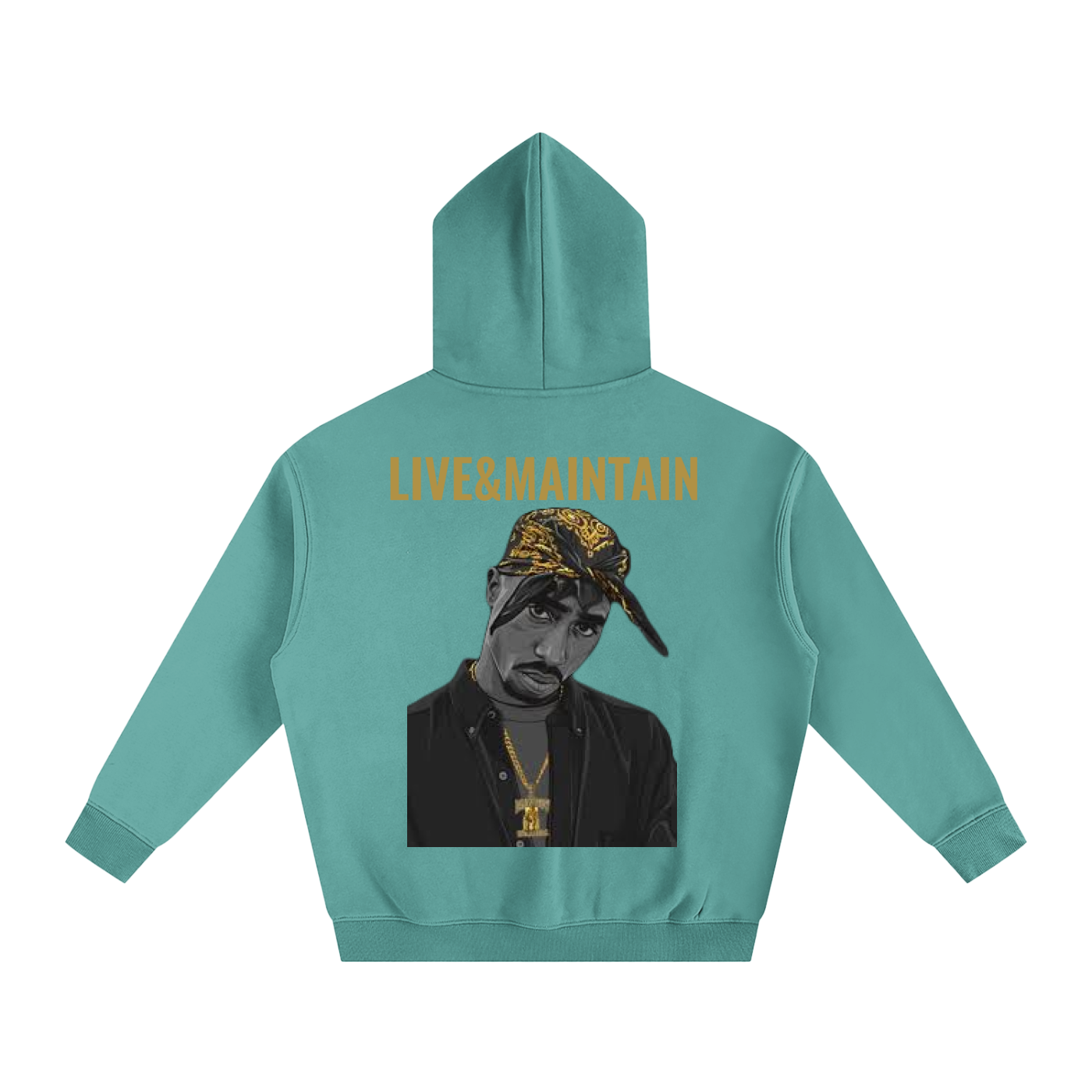 “Tupac” Oversize Fleeced Hoodie