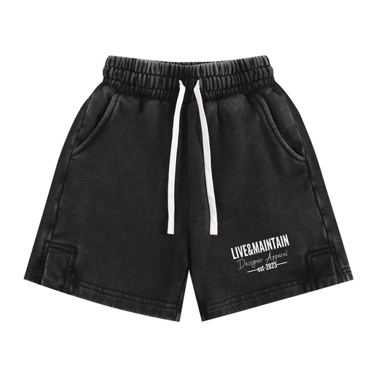 “LM Snow Washed” Shorts